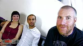 Young Spanish Amateur's Intense Casting Blowjob and Cumshot