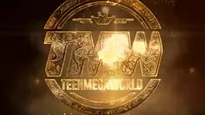 Teenmegaworld net - Angel Kriss, plump brunette, teases with a pink dildo on her shaved body