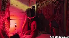 Naughty teen joins threesome in Afghan whorehouse.