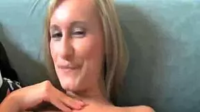 teen blonde casting with sexy body and fucking