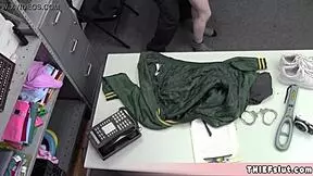 i, emma, got caught stealing socks, bent over for rough blowjob