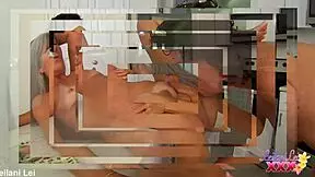 Petite 18+ Lesbian With Long Hair And Tan Lines Enjoys Cunilingus With Tall Bisexual Partner In Detailed Scene.