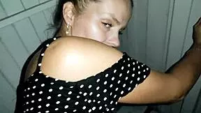 puzzled cutie waits for train and gets hot cock with big public creampie.