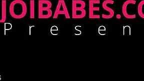 Petite Latina MILF Carmen Valentina Guides Peeping Neighbor with JOI