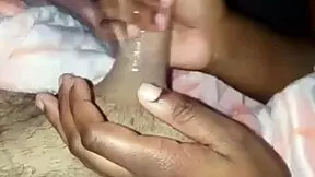 blowjob from 18 year old ebony i met on pof