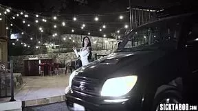 Wet latina sucks cock then gets banged hard by bad guy