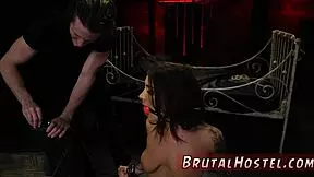 Bondage Girl Tits Excite Youthful Tourists!