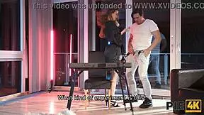 Bareback creampie with shaved European babe feels unreal, damn!