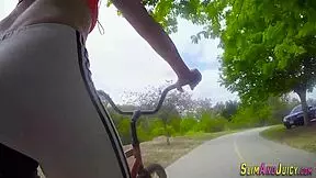 Big Booty Slut Drilled Hard Outdoors