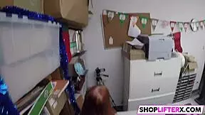 Risky Shoplifting Leads To Punishment With Big Cock