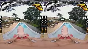 Blonde teen britt blair fucked hard in virtual porn