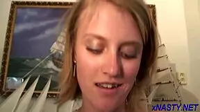 Katerina Sz's passionate strip and sex scene