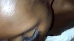 Shy darkskin teen 18+ tries first time with gagging.