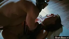 Young girl having hot sex and gets huge boob cumshot