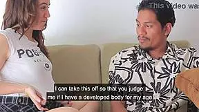 martina shamelessly flirts with her father's friend