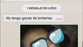 La puta de mi cuñada infiel me da todo en WhatsApp.