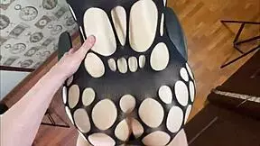 Feeling so kinky with my stepsister's hot big ass in doggy style.