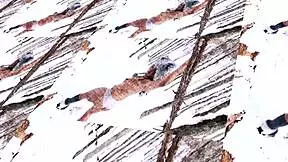 Nina Rivera sucks dick in snow