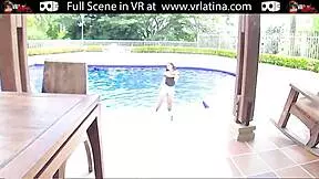 Pretty Latina Teen's First Anal