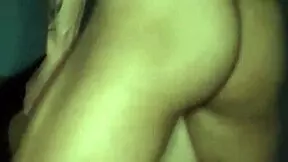 I ate the amateur teen's pussy in doggystyle on the sofa with her big ass