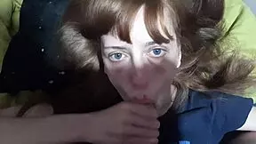 Teen practices sucking stepbrother's large member