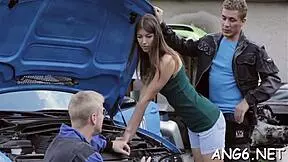 Engaging Ena Banged Doggy In Hardcore Group