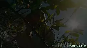 Hot Pornstar Face Spunked By Monster Cock In Outdoor Interracial Handjob