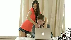 Stud drives teen amateur wild with intense licking and hardcore fucking in POV style.