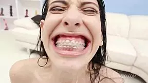 Bubble butt babe Alicia Trece spreads wide. She takes it hard with rough dap style pounding.