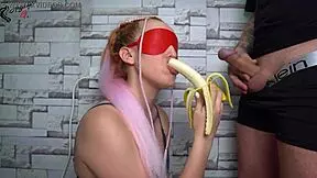 Cheated Stepsister Tricked In Fruit Game And She Loved The Surprise.