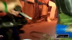 I Love How My Cute Asian Petite Tourist Enjoys Her G-Point Outdoors