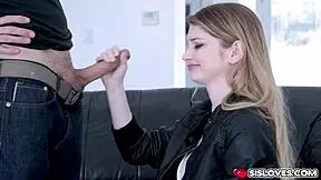 stepsis nadya strips for stepbro with lap dance