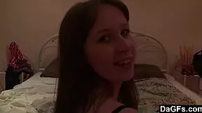 I love watching this wanton teen 18+ spread on cam in the bedroom, her small tits and piercing so enticing.