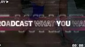 Amateur webcam session starts with footjob leading to deep throat gagging