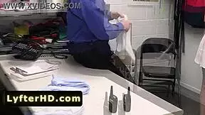 Caught Thief Undresses for Cop's Pleasure