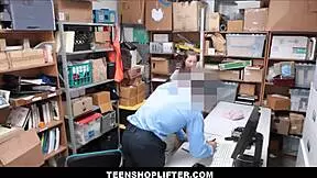 tiny brunette teen carolina sweets shoplifting and getting caught pov