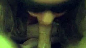 Blindfolded Girlfriend Giving Blowjob To Old Friend In Young Couple Scene