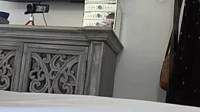 Carrie B experiences intense anal POV session with small tits on display.