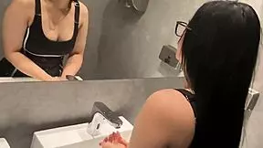 We picked up a cute girl for dinner, and he paid with a good fuck.