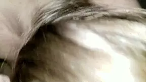 Lucky hubby gets sloppy deepthroat and rimjob from sexy spinner wife