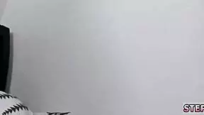 Short Hair Blonde Teen In Bossy Family Competition Gets Fucked Hard In 3some