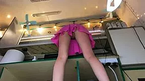 Tattooed girl gets extra tip