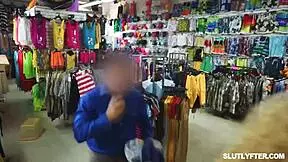 security guard calvin catches shoplifter em indica in office