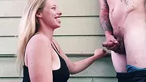 Getting Wet In Front Of Neighbors!