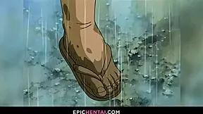 sweet virgin pussy drilled and fingered in wild hentai