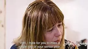 Cute Teen 18+ Hides Her Lesbian Lover Under The Bed