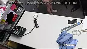 Suspect With Freckles Gets Fucked Hard On The Office Desk