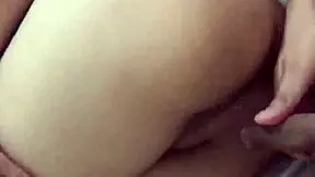 Homemade massage with neighbor in floral dress