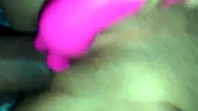 nuevo juguete para su vagina rica, cock and toys in action.