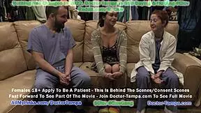 Hey doc, can I get a second opinion on naked Angel Santana? Stacy Shepard sent me over for a wild hospital check!